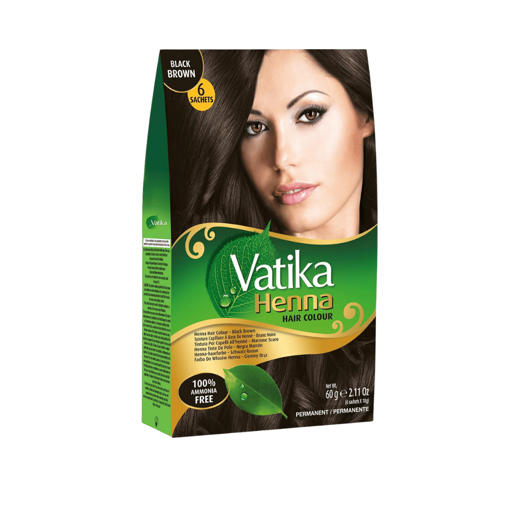 Vatika Henna Black Brown Color 60 g buy online USA - 1